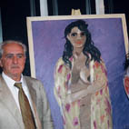 SAVERIO BARBARO e modella 1994